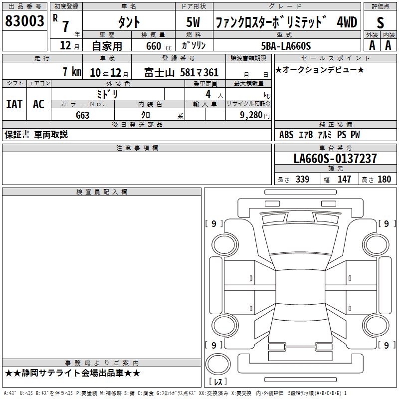 DAIHATSU TANTO