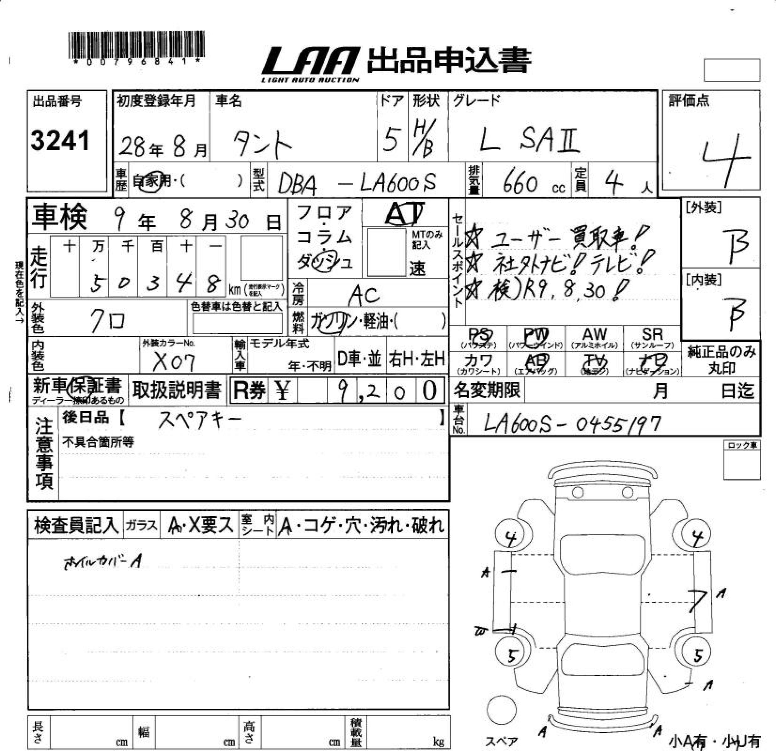 DAIHATSU TANTO