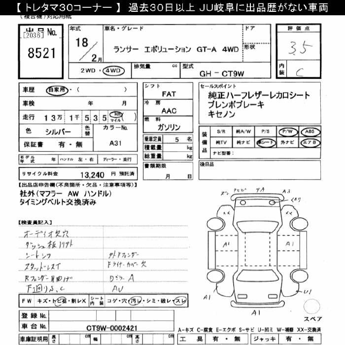 MITSUBISHI LANCER EVOLUTION