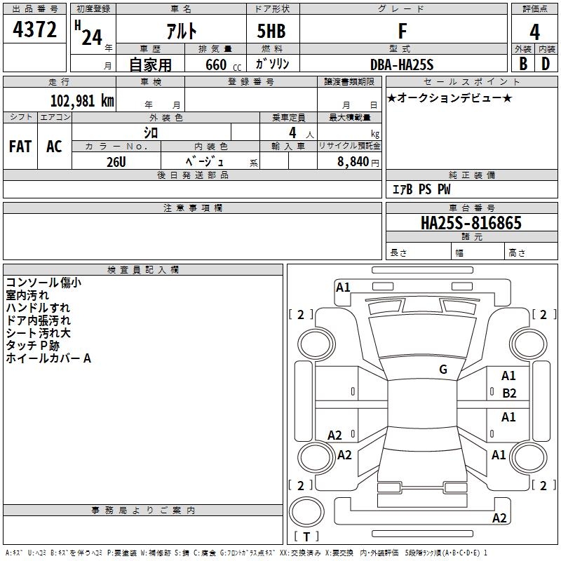 SUZUKI ALTO
