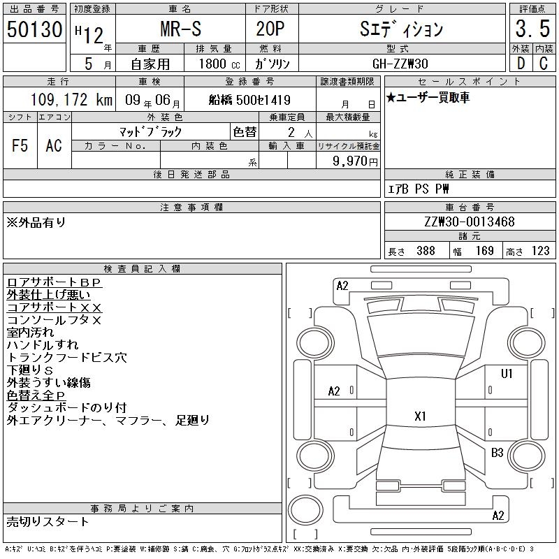 TOYOTA MR-S