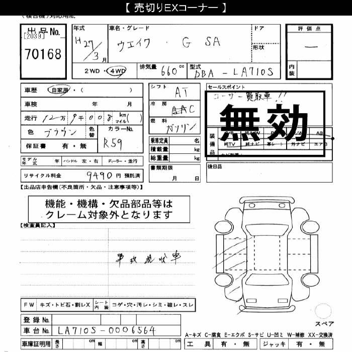 DAIHATSU WAKE