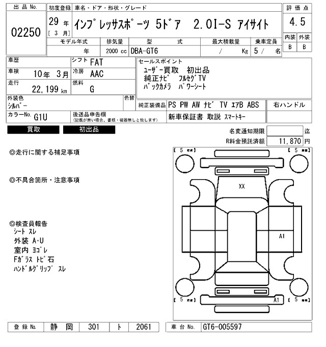 SUBARU IMPREZA