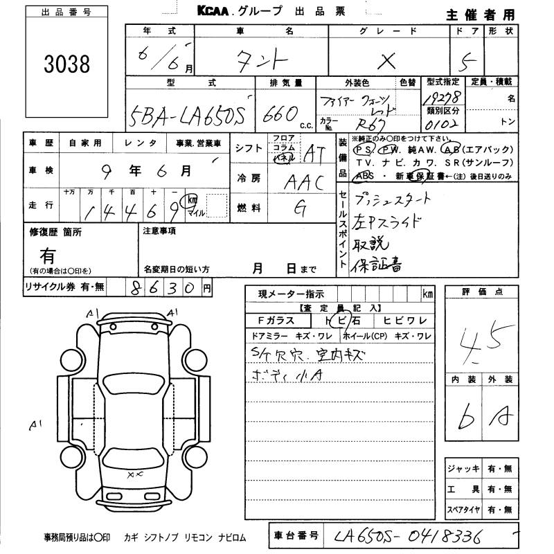 DAIHATSU TANTO