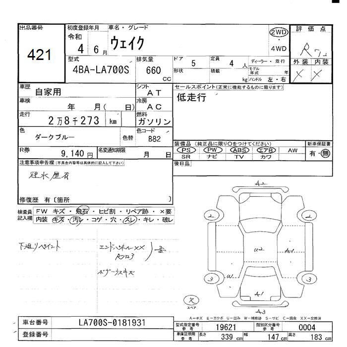 DAIHATSU WAKE