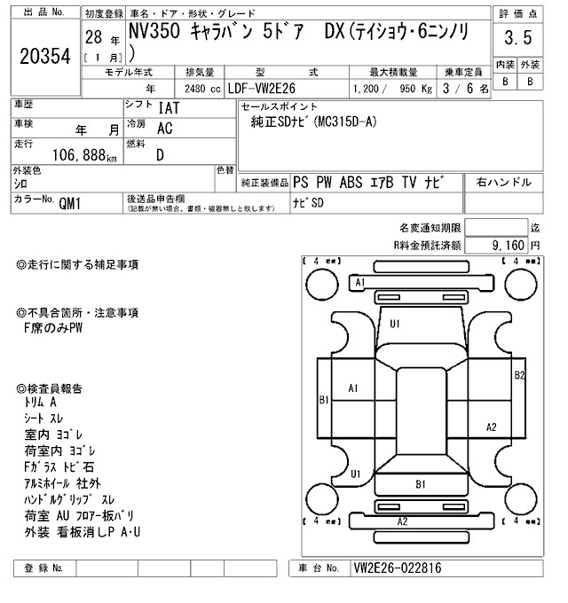 NISSAN NV350 CARAVAN