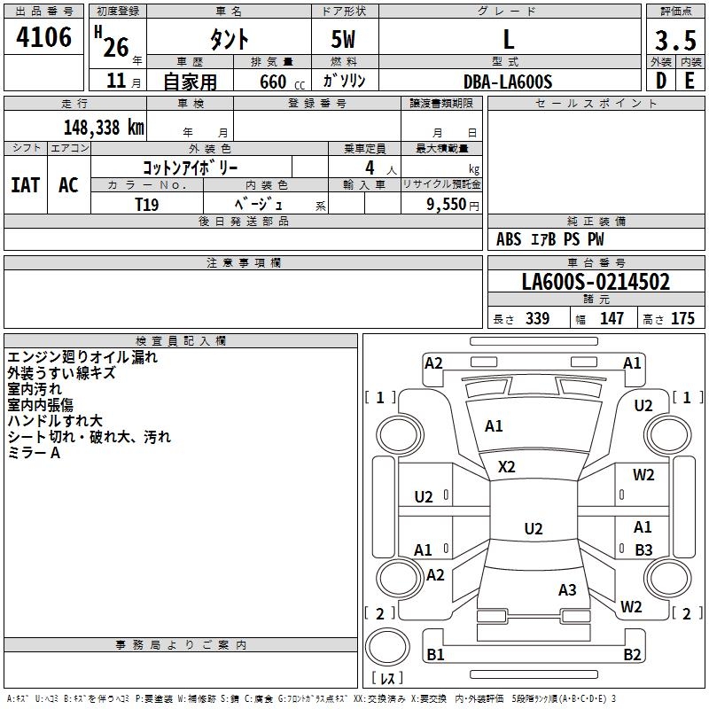 DAIHATSU TANTO