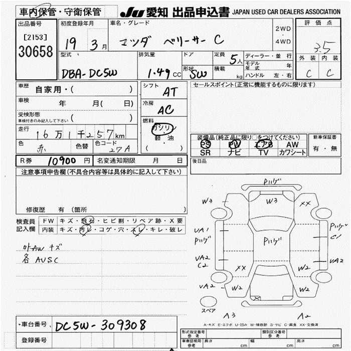 MAZDA VERISA