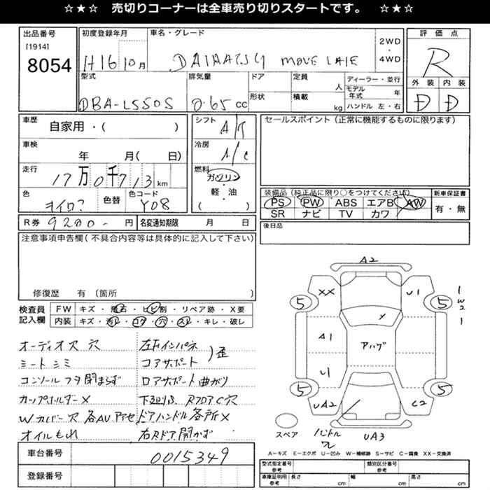 DAIHATSU MOVE LATTE