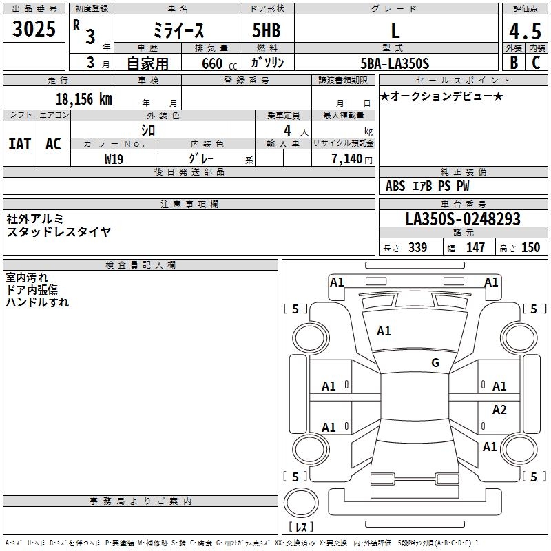 DAIHATSU MIRA E:S