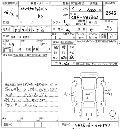 NISSAN NV350 CARAVAN