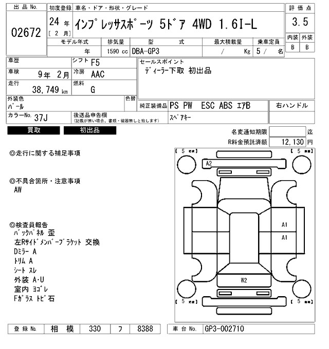 SUBARU IMPREZA