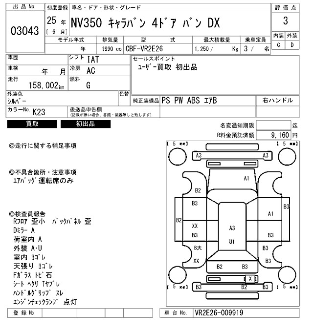 NISSAN NV350 CARAVAN