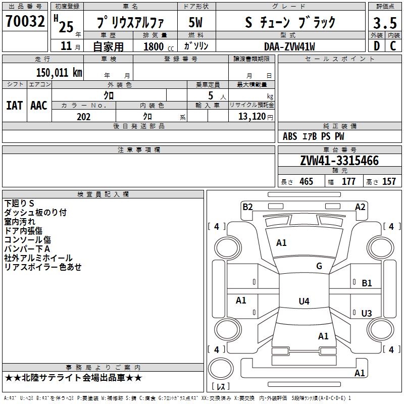 TOYOTA PRIUS ALPHA