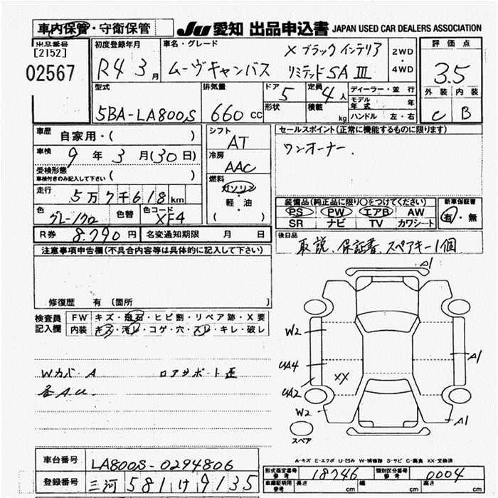 DAIHATSU MOVE CANBUS