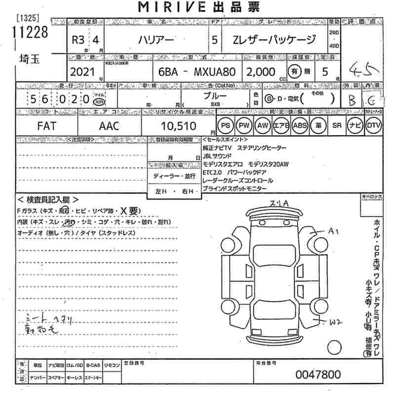 TOYOTA HARRIER