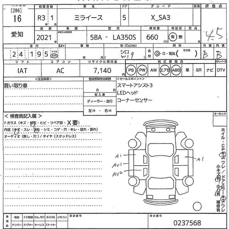 DAIHATSU MIRA E:S