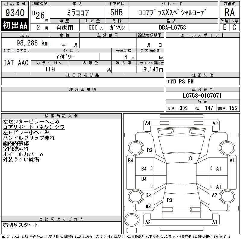 DAIHATSU MIRA COCOA