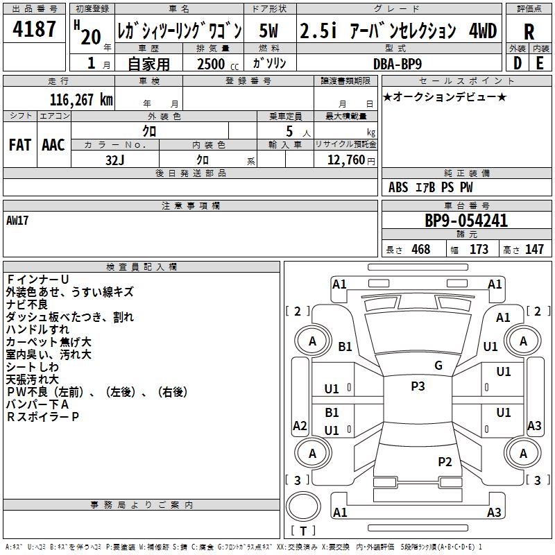 SUBARU LEGACY