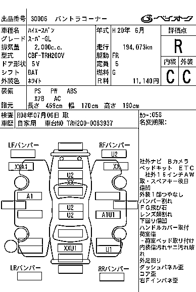 TOYOTA REGIUS ACE