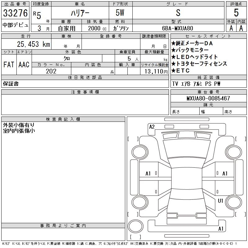 TOYOTA HARRIER
