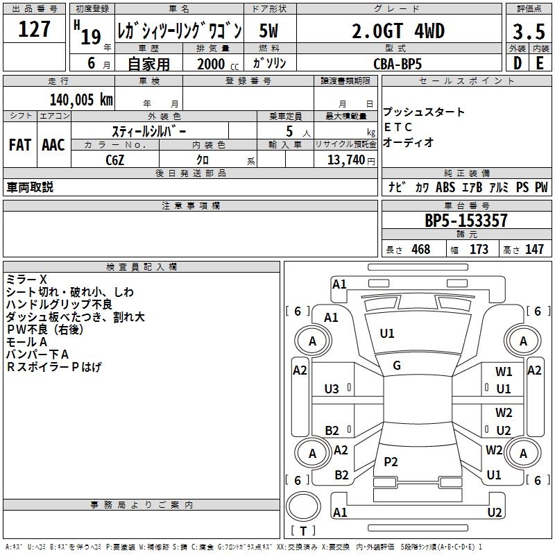 SUBARU LEGACY