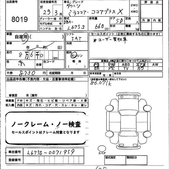 DAIHATSU MIRA COCOA