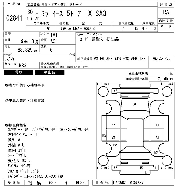 DAIHATSU MIRA E:S