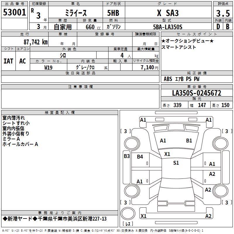 DAIHATSU MIRA E:S