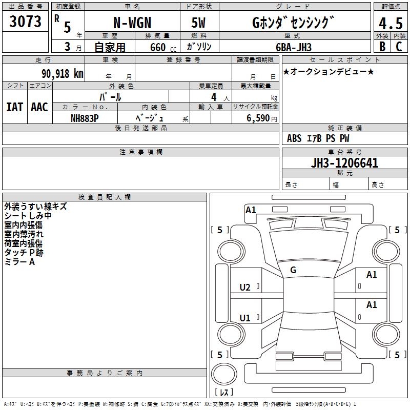 HONDA N-WGN