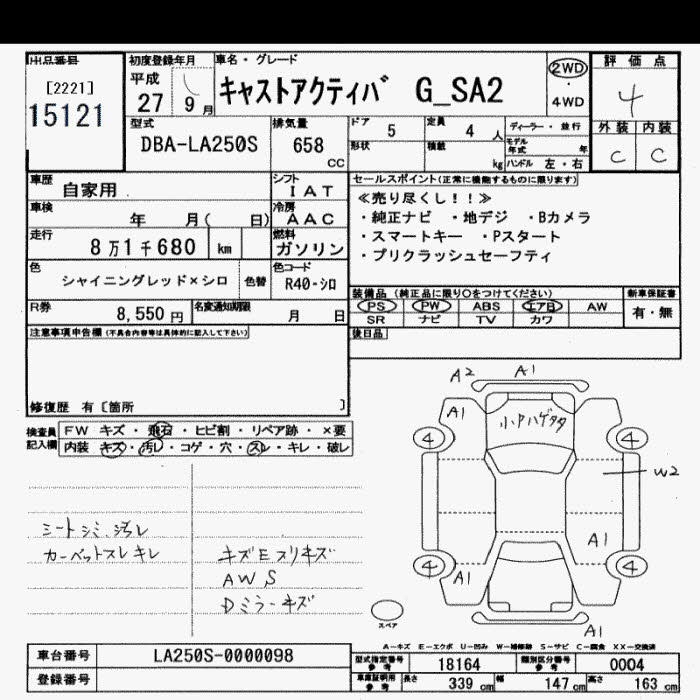 DAIHATSU CAST