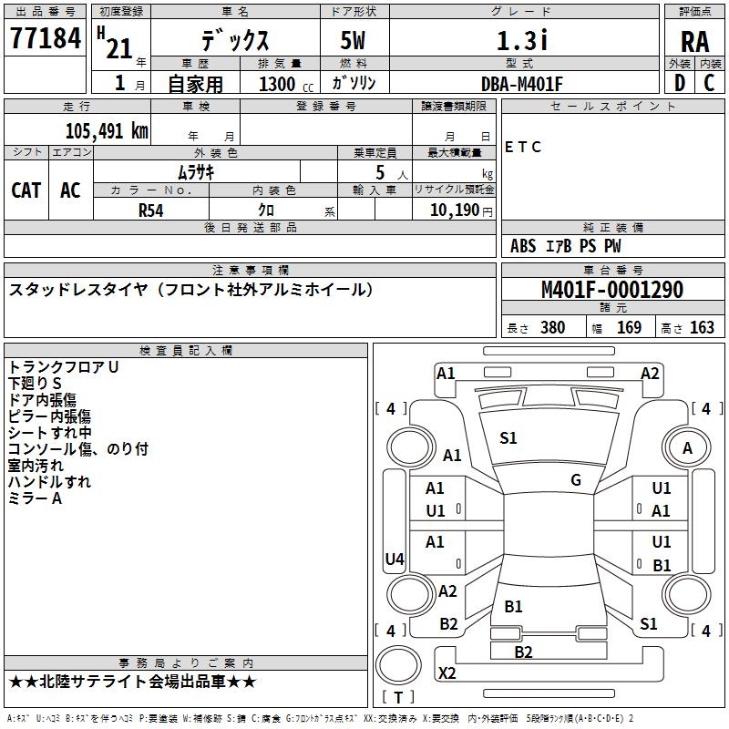 SUBARU DEX