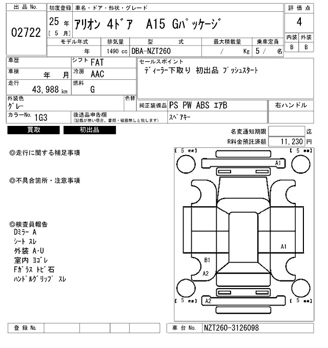 TOYOTA ALLION