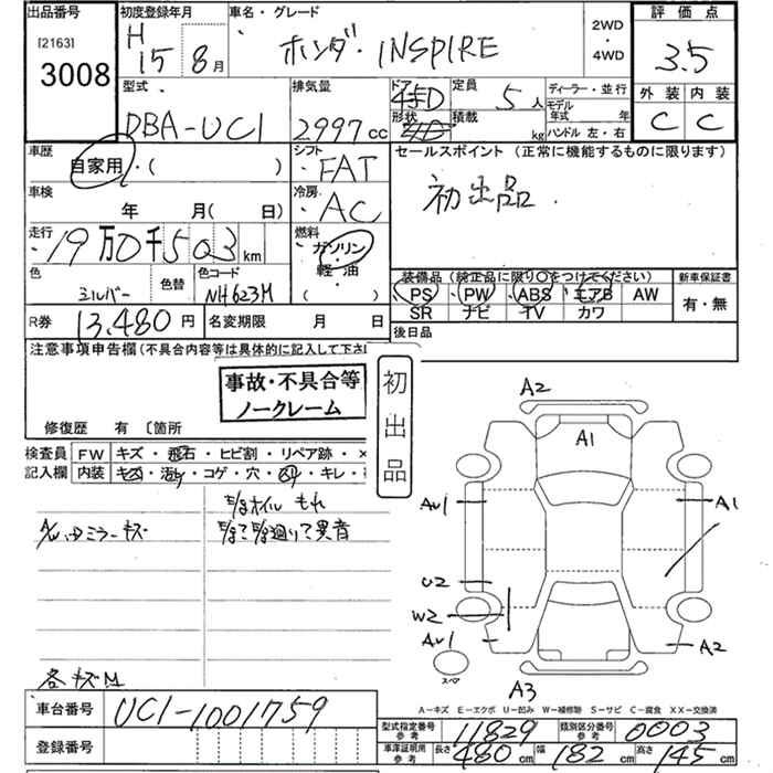 HONDA INSPIRE
