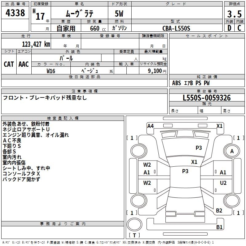 DAIHATSU MOVE LATTE