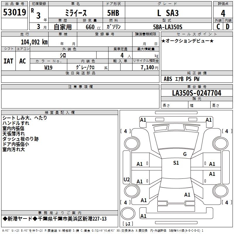 DAIHATSU MIRA E:S