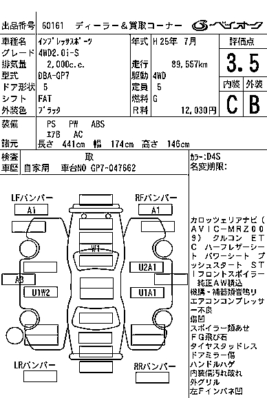 SUBARU XV