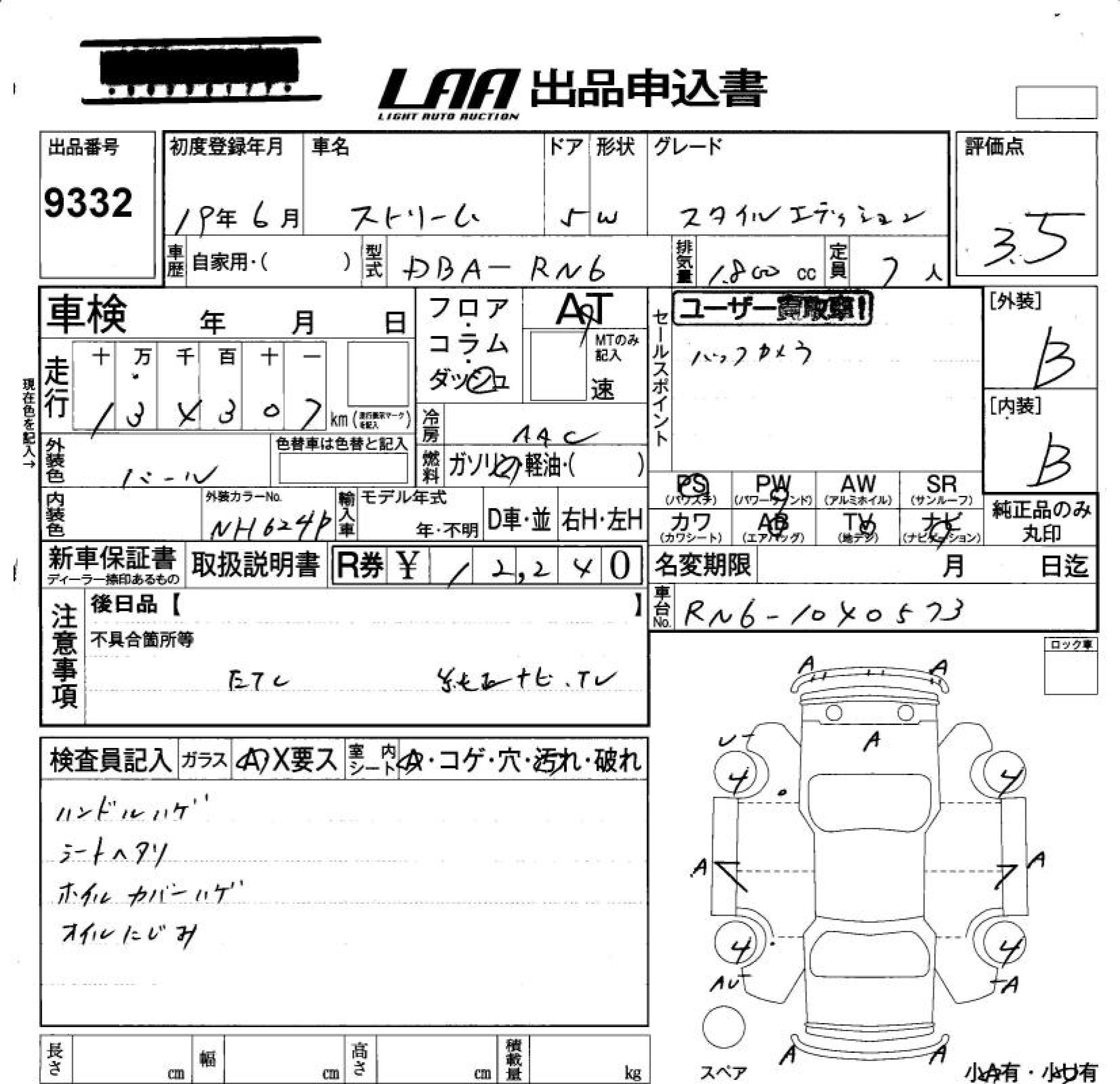 HONDA STREAM