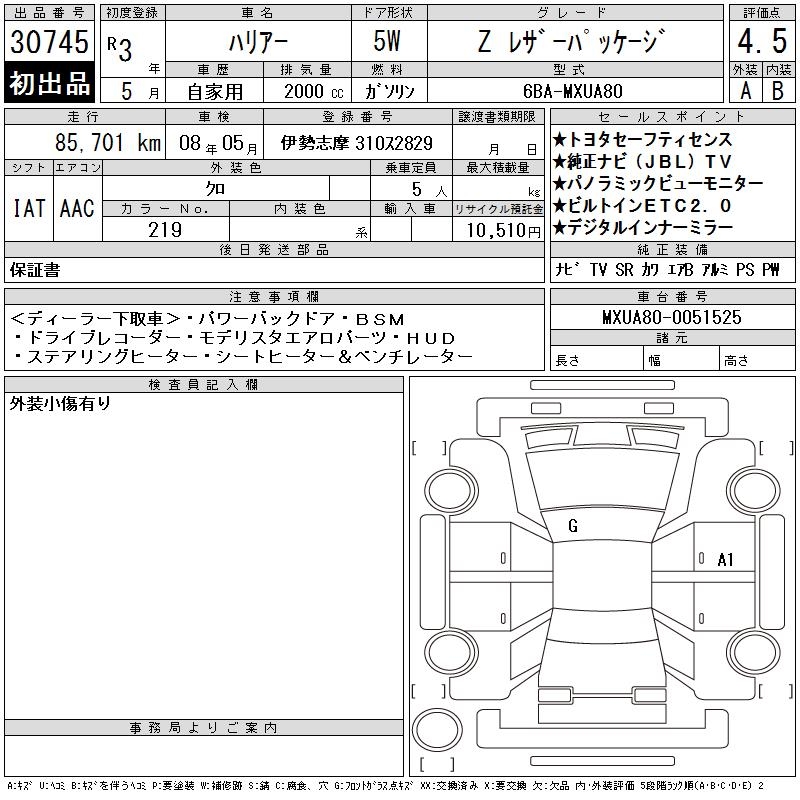 TOYOTA HARRIER