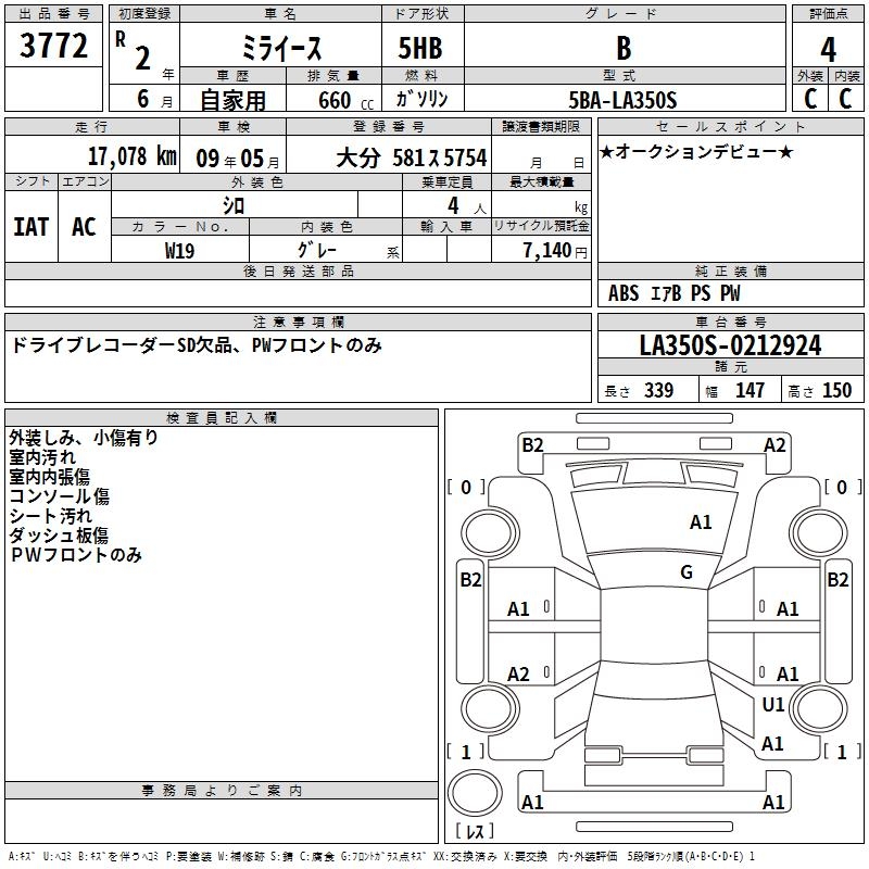DAIHATSU MIRA E:S