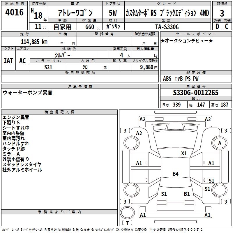 DAIHATSU ATRAI