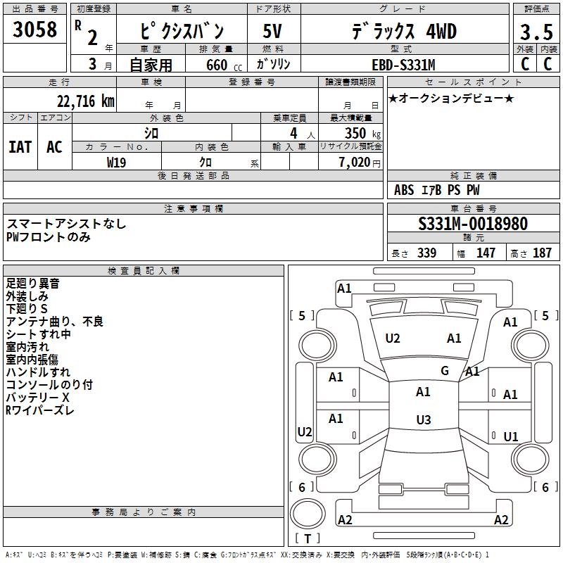 TOYOTA PIXIS VAN