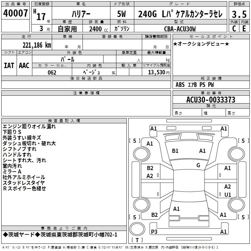 TOYOTA HARRIER