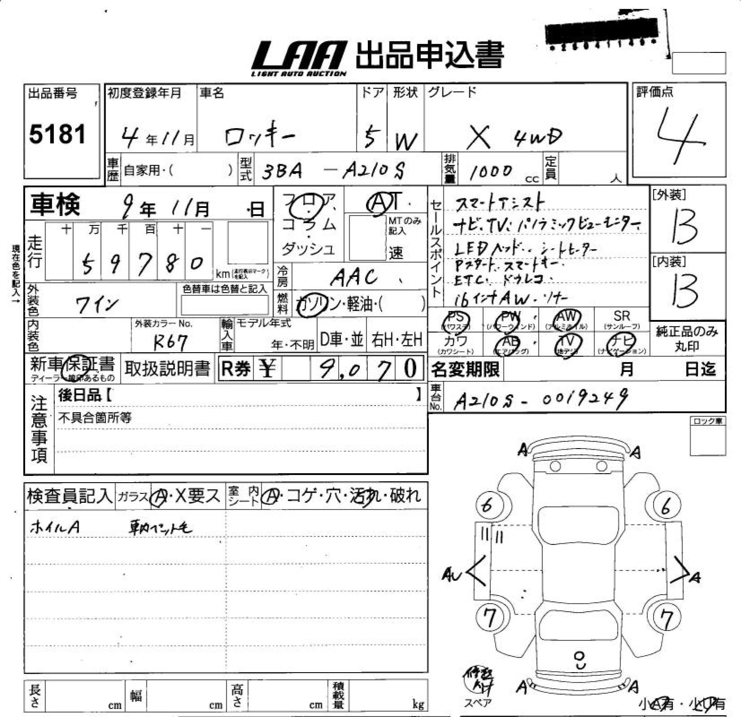 DAIHATSU ROCKY