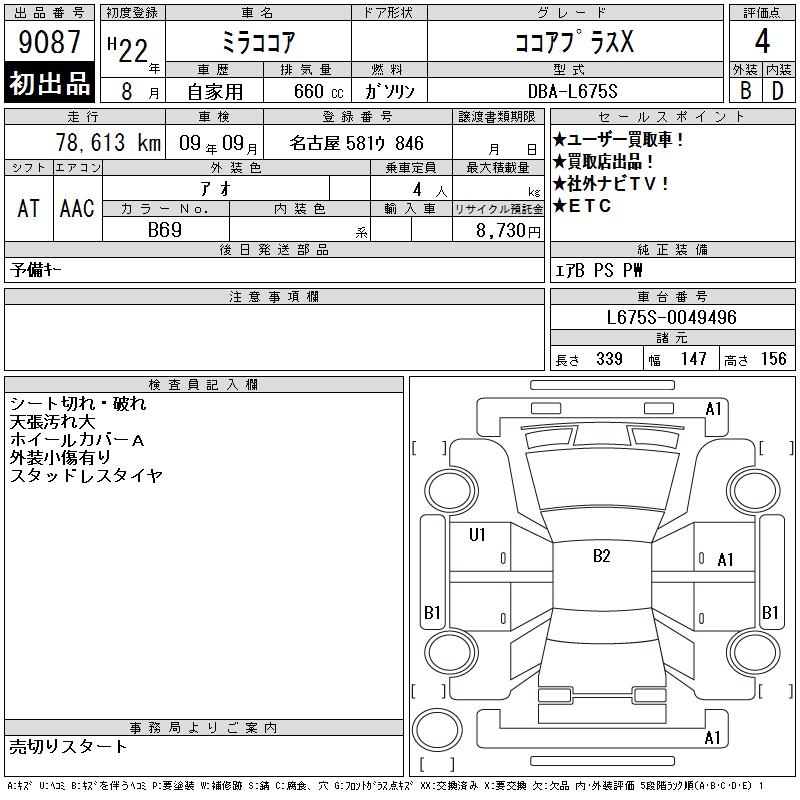 DAIHATSU MIRA COCOA