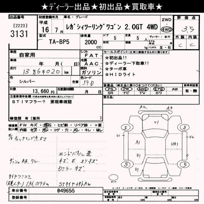 SUBARU LEGACY