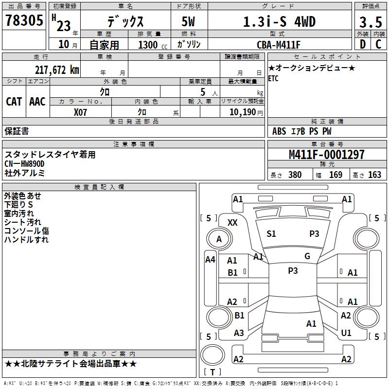 SUBARU DEX