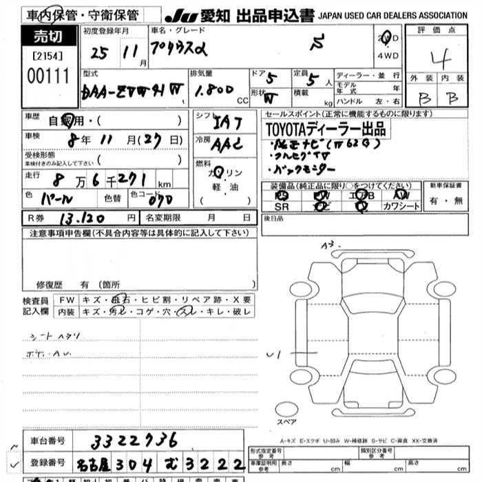 TOYOTA PRIUS ALPHA