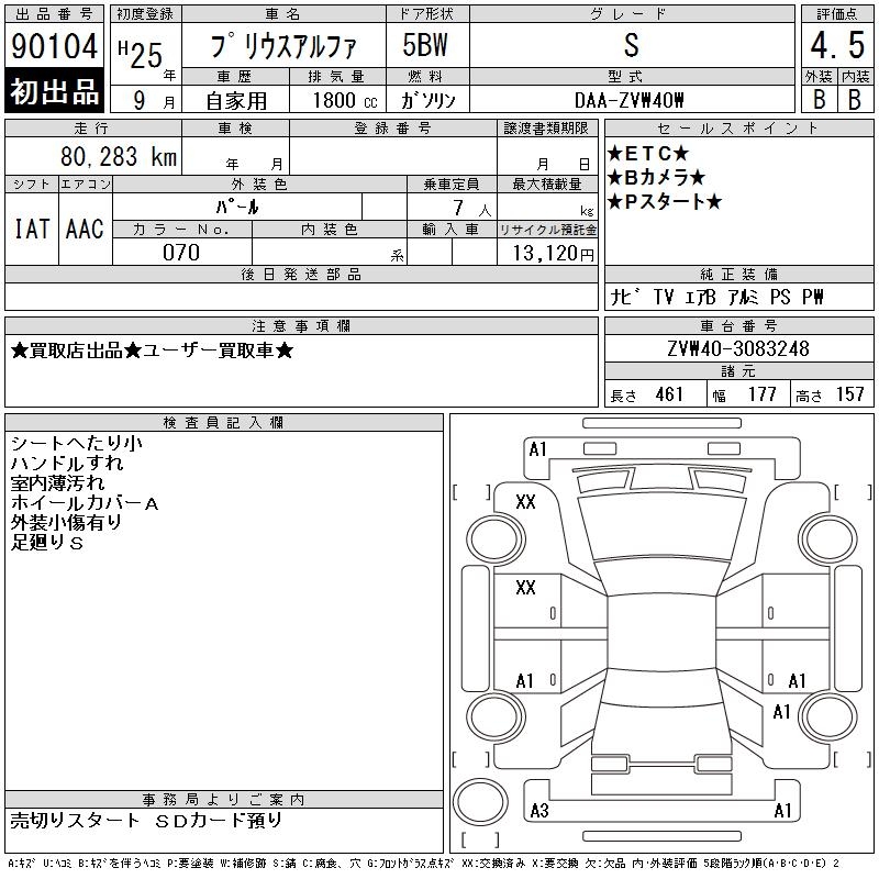 TOYOTA PRIUS ALPHA