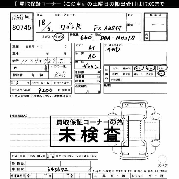 SUZUKI WAGON R